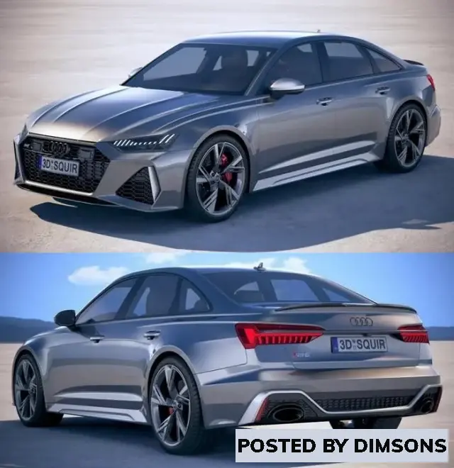 Vehicles, cars Audi RS6 Sedan 2020 - 3D Model