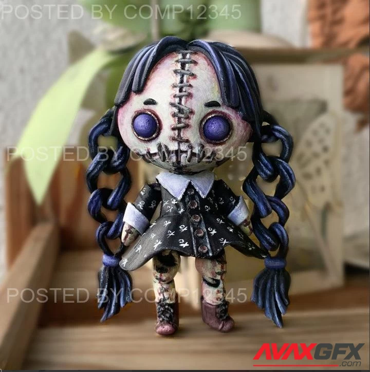 Articulated Creepy Doll addams