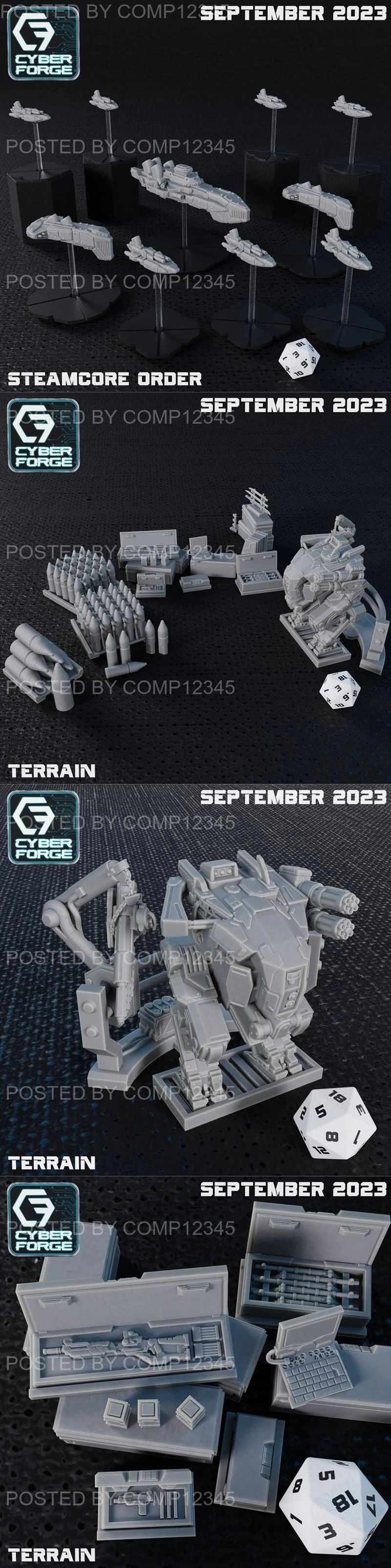 Cyber Forge - Hyperfront - Steamcore Order and Terrain