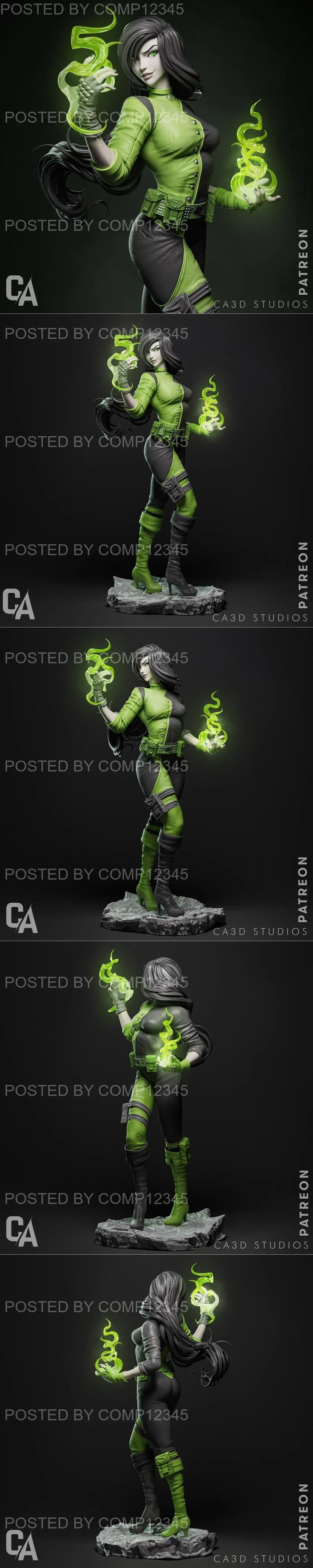 Ca 3d Studios - Shego from Kim Possible