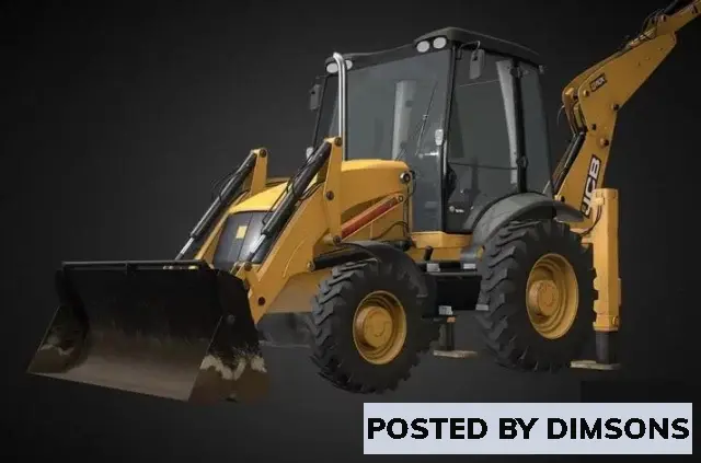 Vehicles, cars Backhoe loader JCB 3CX excavator - 3D Model