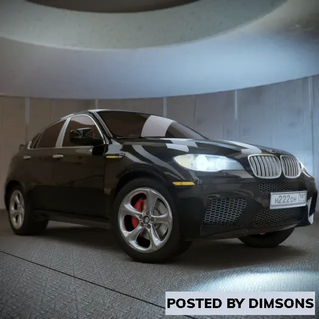 Vehicles, cars BMW X6 - 3D Model