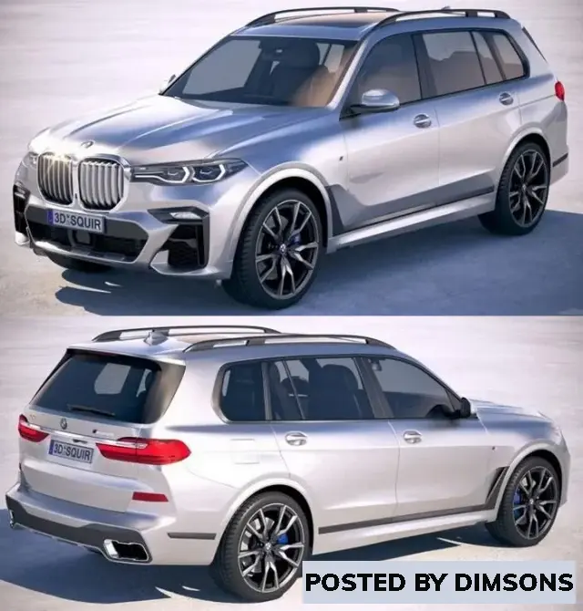 Vehicles, cars BMW X7 M-Sport 2019 - 3D Model