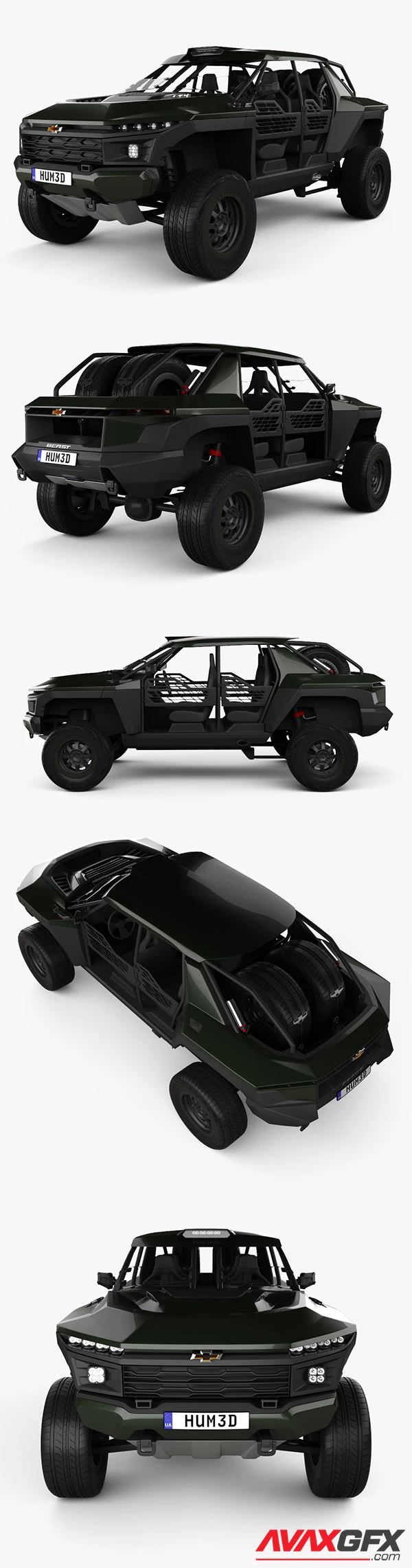 Chevrolet Beast Concept 2022 3D Model