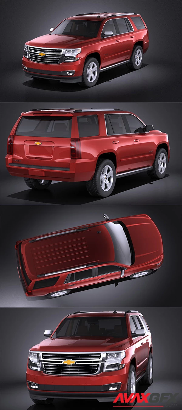 Chevrolet Tahoe High Country 2022 3D Model