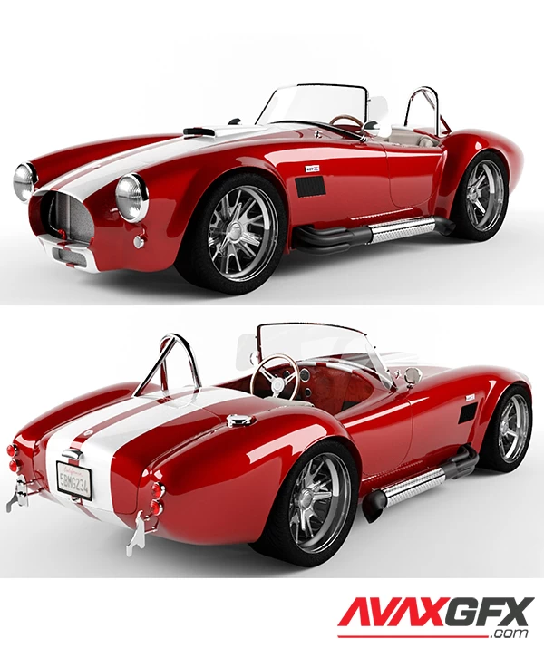 Ford Shelby Cobra 427 3D Model