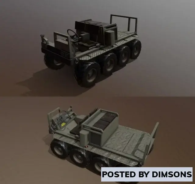 Military Gecko 88 ATV - 3D Model