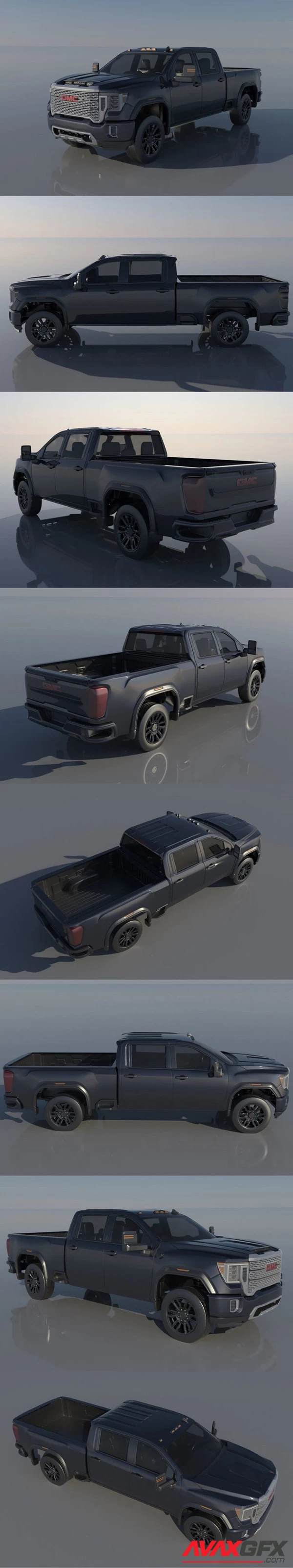 GMC Sierra 2500 2022 3D Print