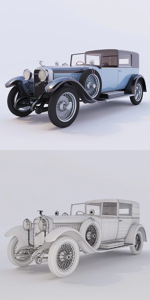 Hispano Suiza 3D Model