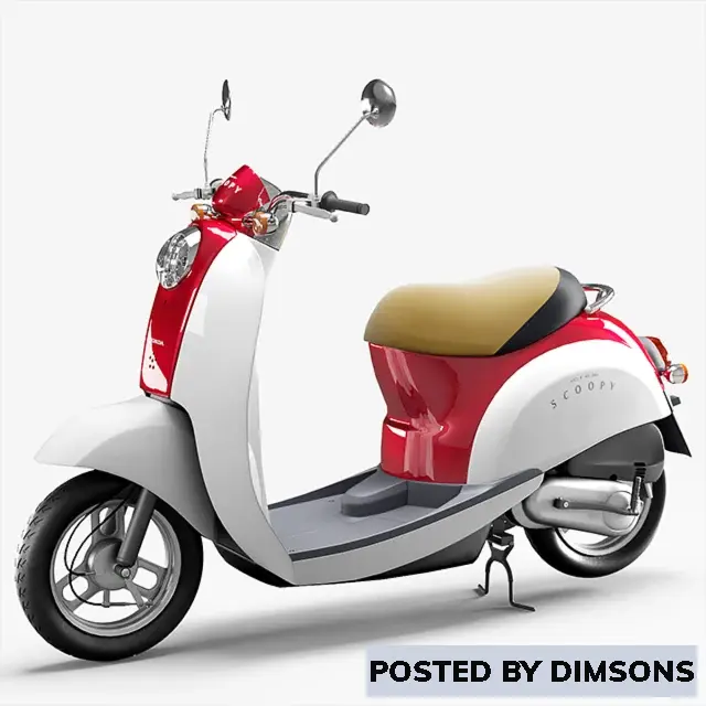 Bikes Honda Crea Scoopy - 3D Model