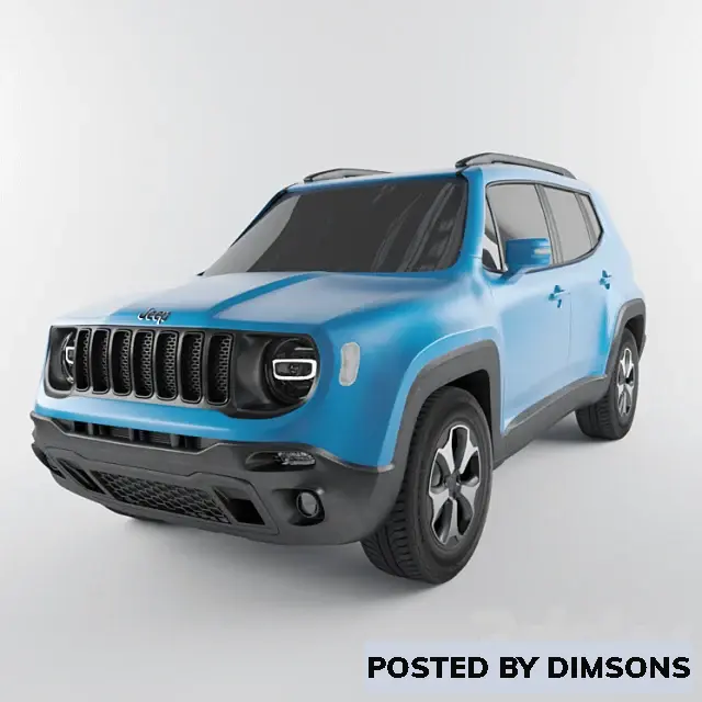 Vehicles, cars Jeep Renegade Trail-Hawk 2020 - 3D Model