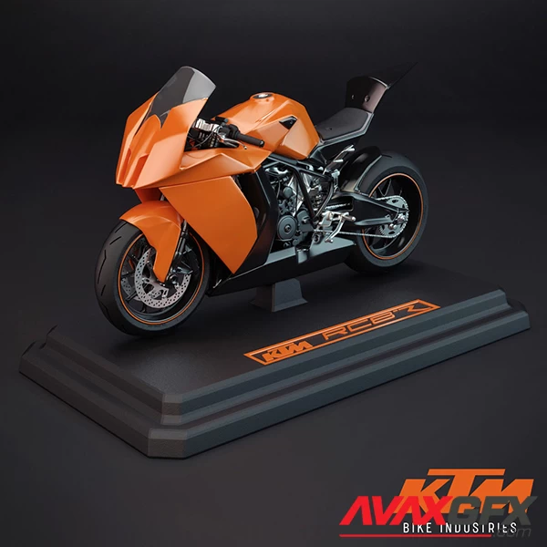 KTM RC8 R 3D Model