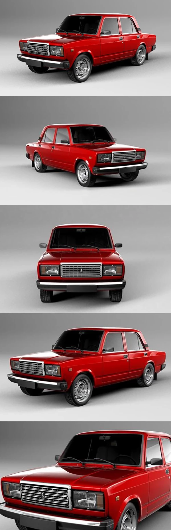 Lada VAZ 2107 3D Model