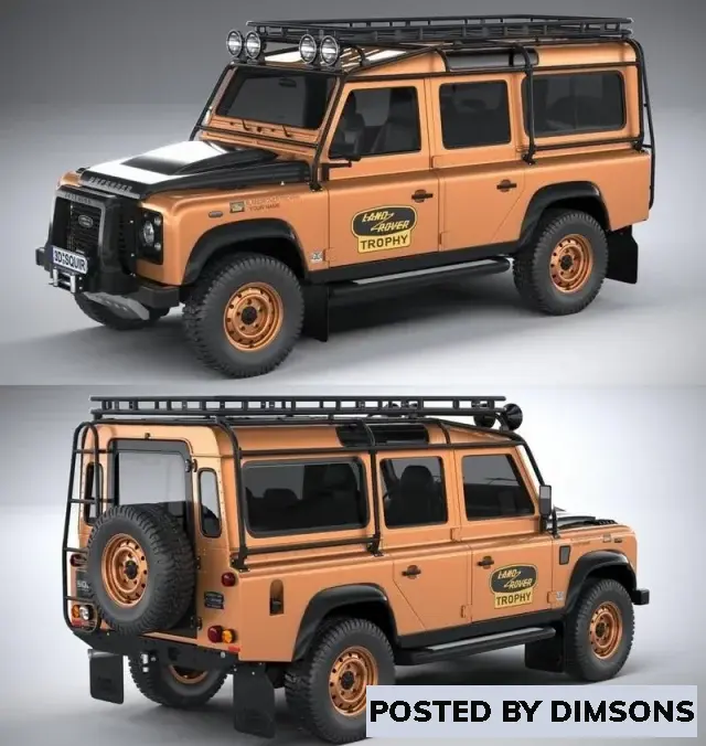 Vehicles, cars Land Rover Defender Works V8 Trophy 2021 - 3D Model