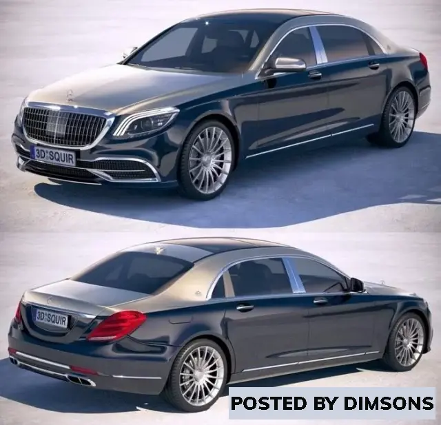 Vehicles, cars Mercedes Benz Maybach 2019 - 3D Model