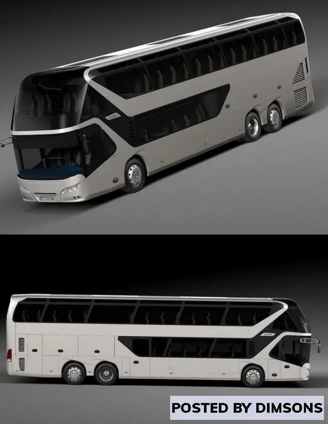 Vehicles, cars Neoplan Skyliner 2015 - 3D Model