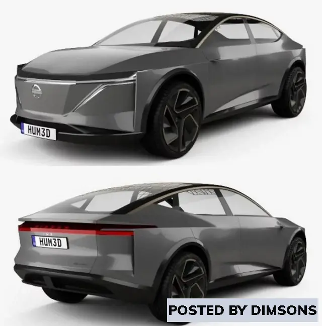 Vehicles, cars Nissan IMs 2019 - 3D Model