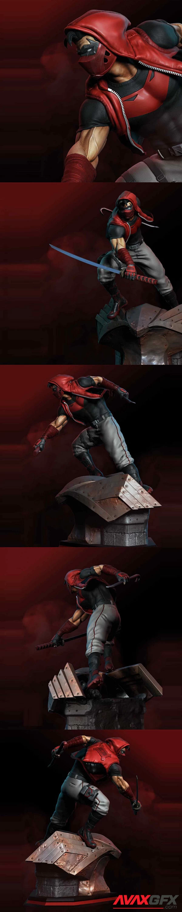 Red Hood and the Outlaws Diorama Statue – 3D Print