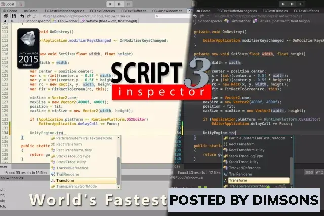 Unity Asset - Script Inspector 3 v3.1.6f