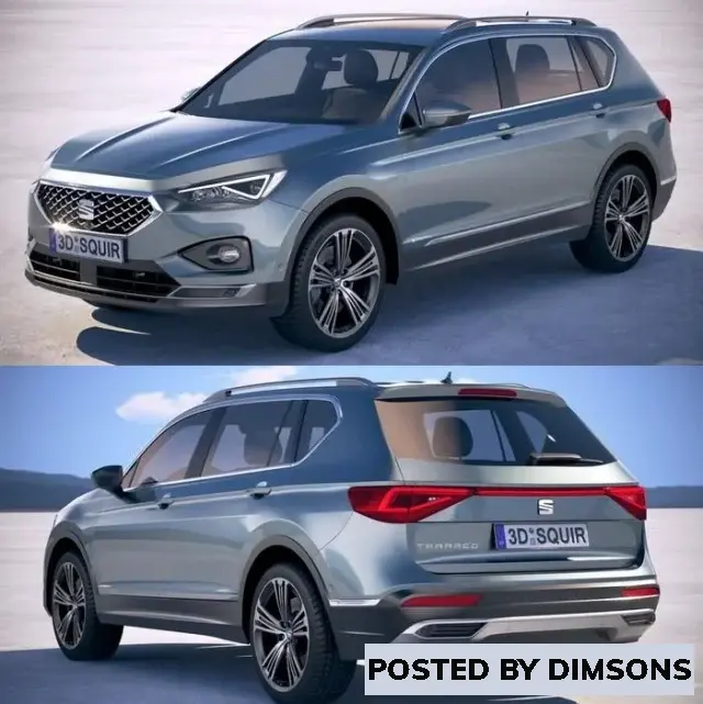 Vehicles, cars Seat Tarraco 2019 - 3D Model