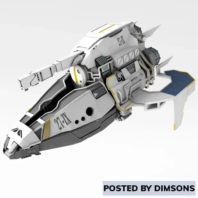 Aircraft Spaceship - 3D Model