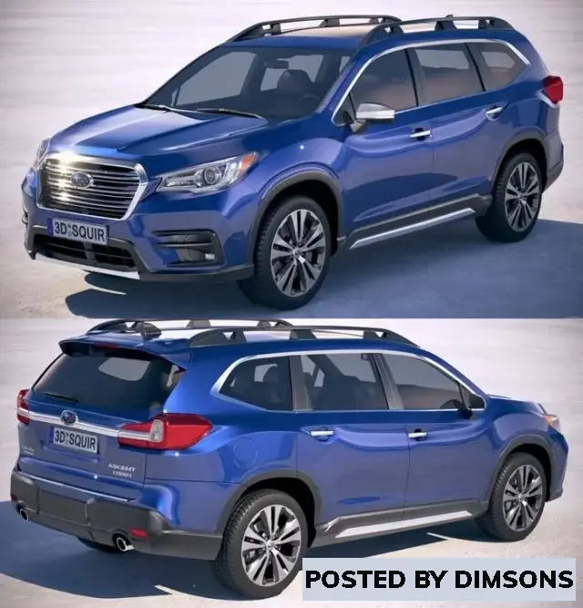 Vehicles, cars Subaru Ascent 2019 - 3D Model