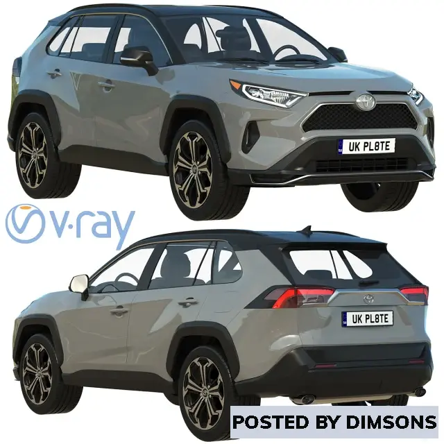 Vehicles, cars Toyota RAV4 Prime 2021 - 3D Model