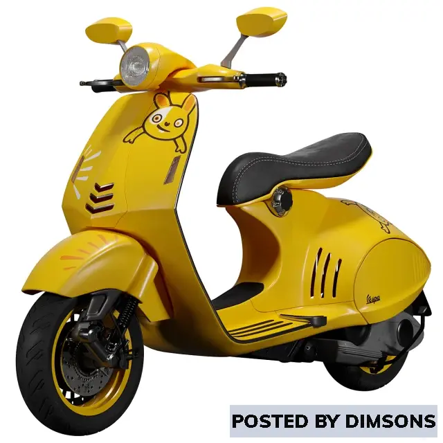 Bikes Vespa 946 - 3D Model