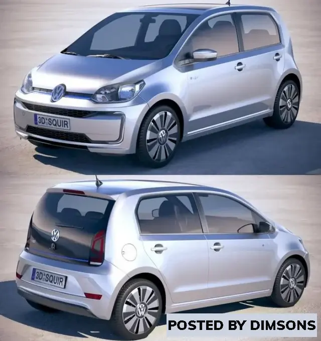 Vehicles, cars Volkswagen E-UP 2019 - 3D Model