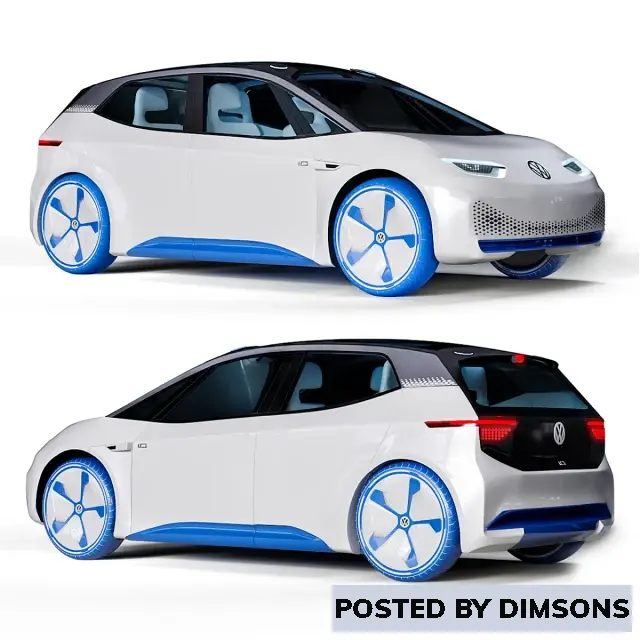 Vehicles, cars Volkswagen ID 2020 - 3D Model