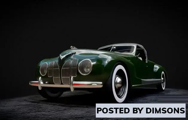 Vehicles, cars Zis 101a sport 1938 - 3D Model