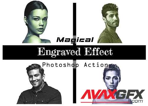 Magical Engraved Effect Ps Action - 42214622