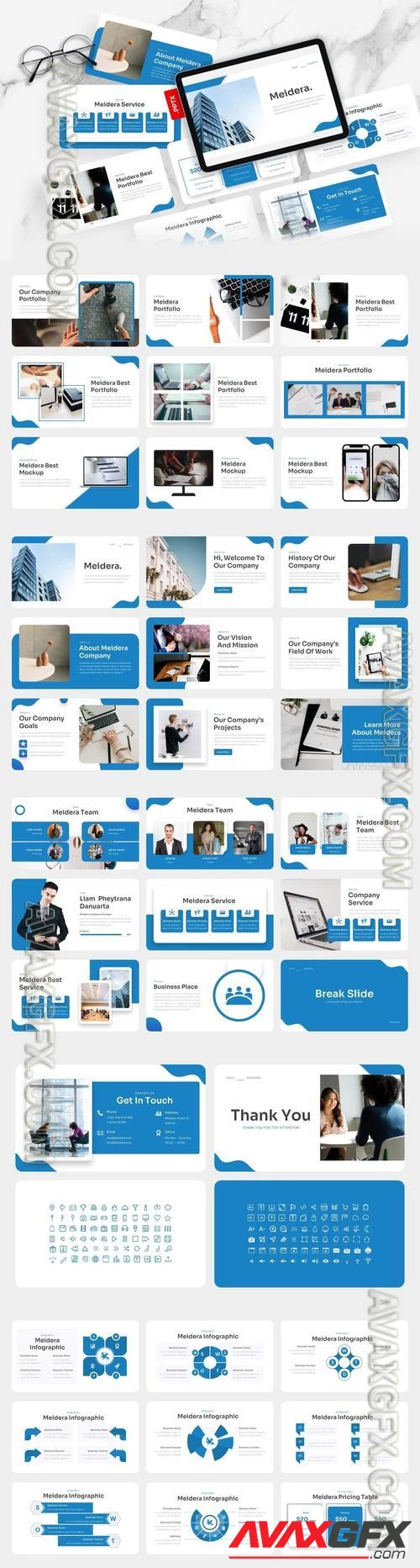 Meidera - Business PowerPoint Template