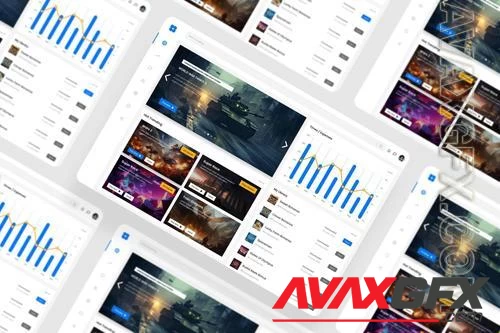 Games Dashboard UI Kit