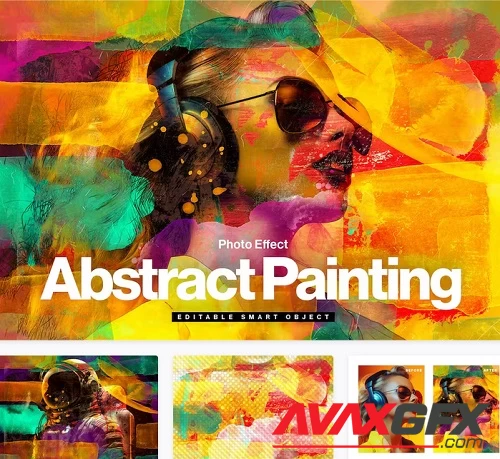 Abstract Painting Photo Effect Template - EZASWM5