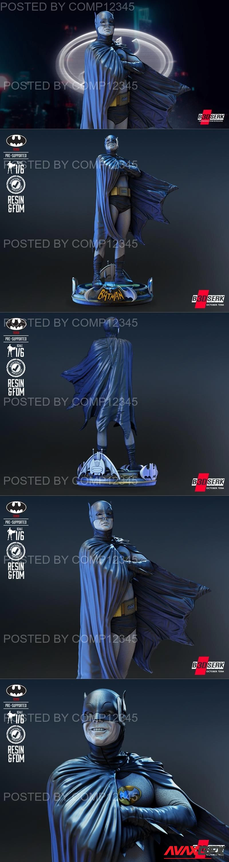 B3DSERK - Batman Adam West Statue