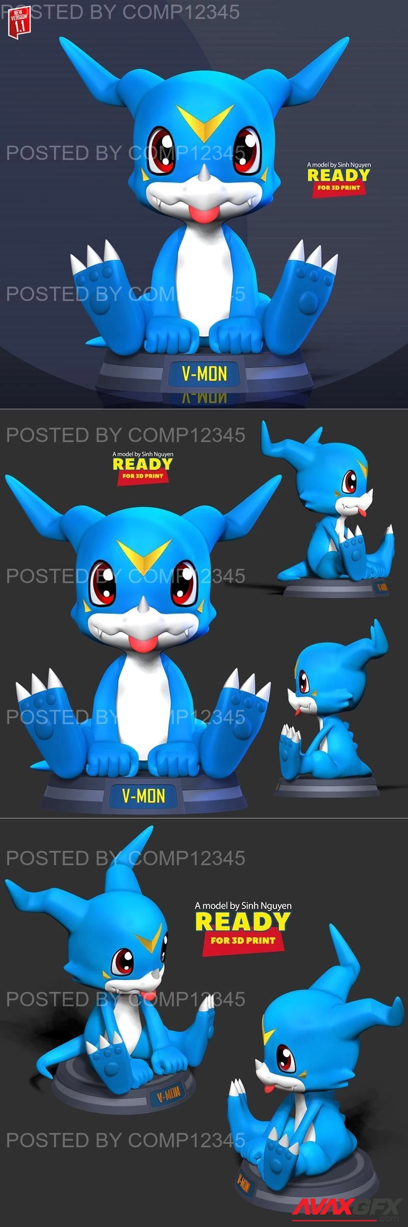 Veemon - Digimon Adventure