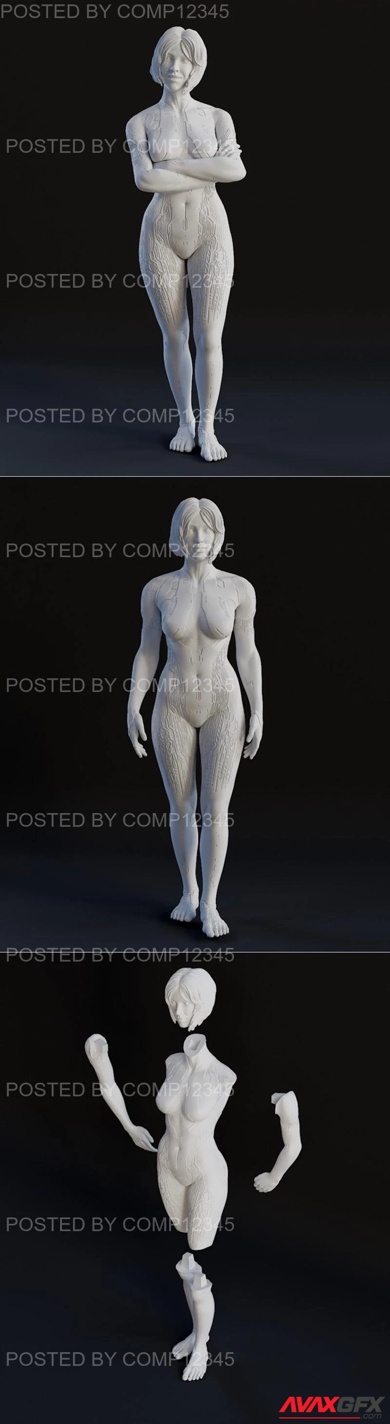 Cortana - Pose 1-3