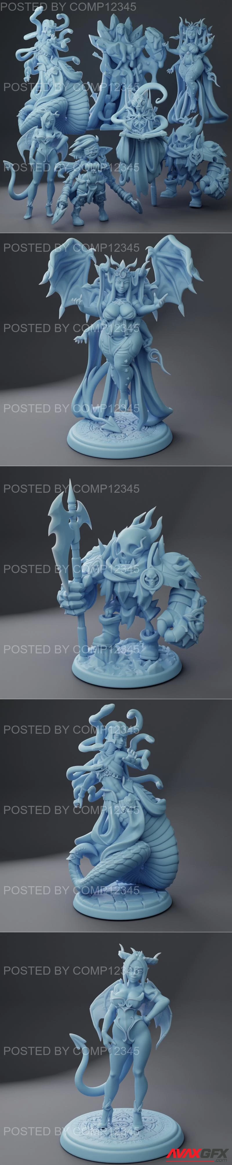 Twin Goddess Miniatures - Lvl 99 Boss Monsters October 2023