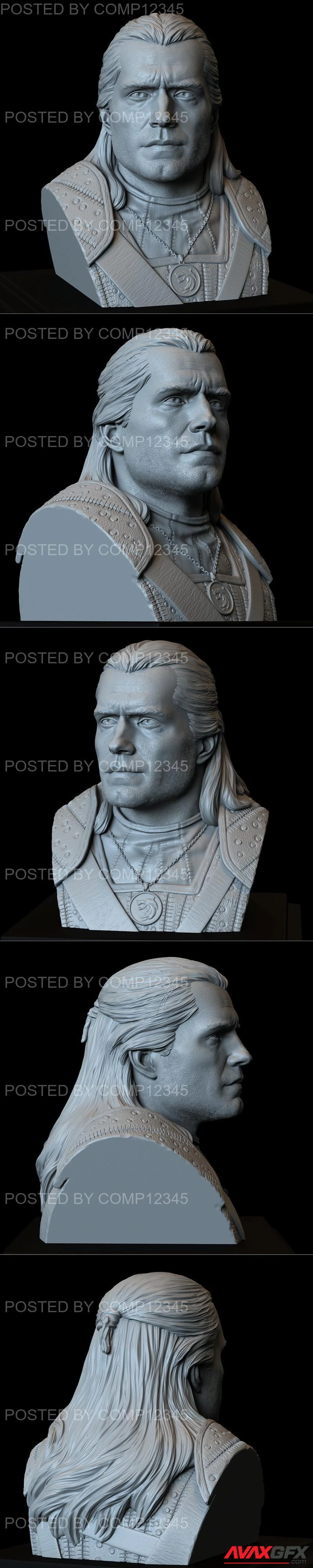 Geralt of Rivia (The Witcher) Bust