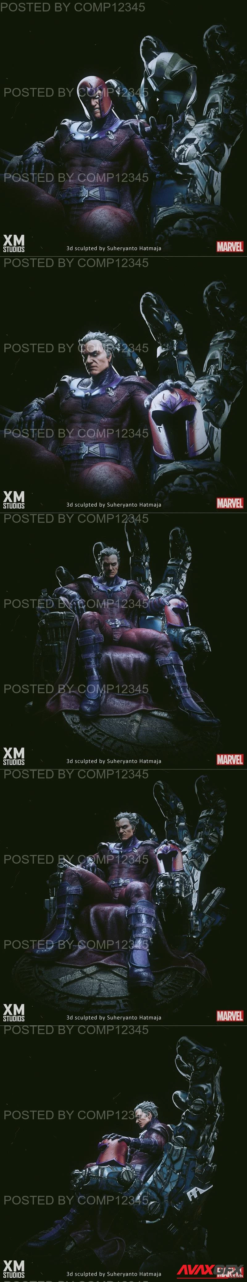 XM Studios - Magneto on Throne