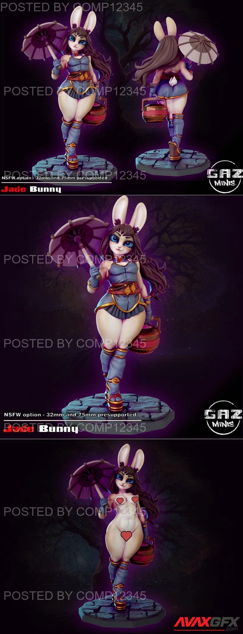 Gaz Minis - Jade Bunny