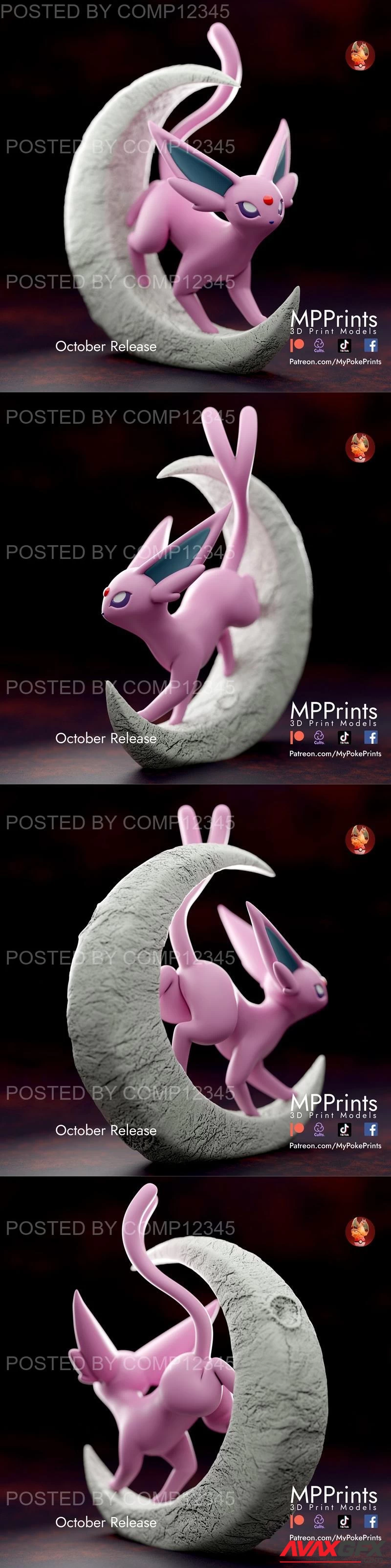 MyPokePrints -Moon Espeon