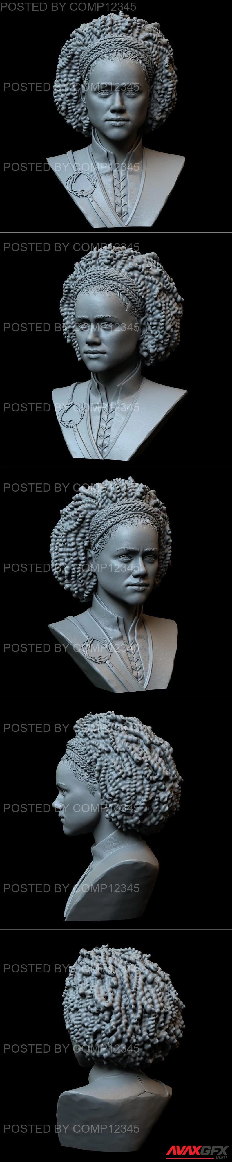 Missandei (Nathalie Emmanuel) from Game of Thrones Bust