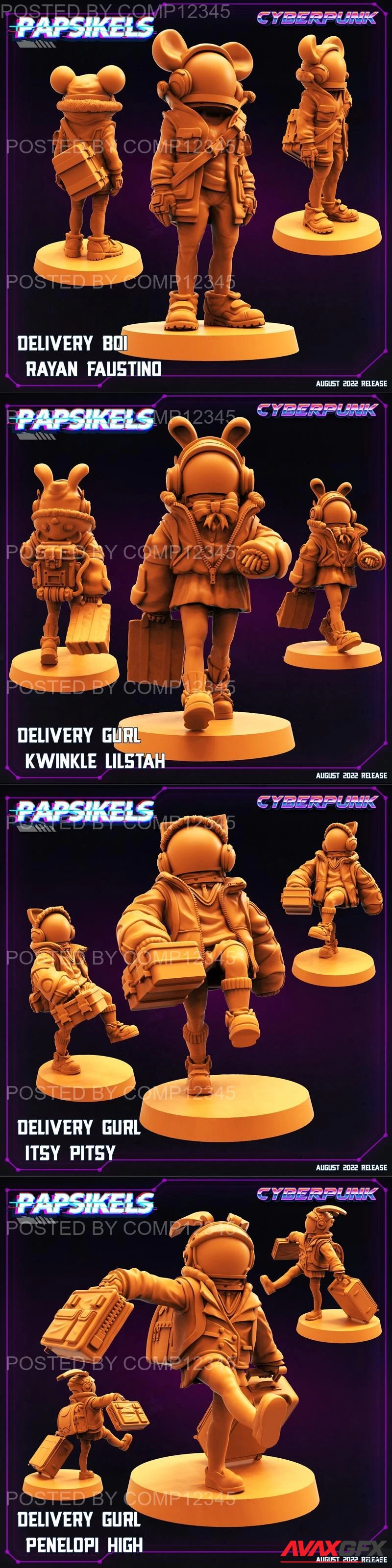 Papsikels Miniatures - Delivery Kids