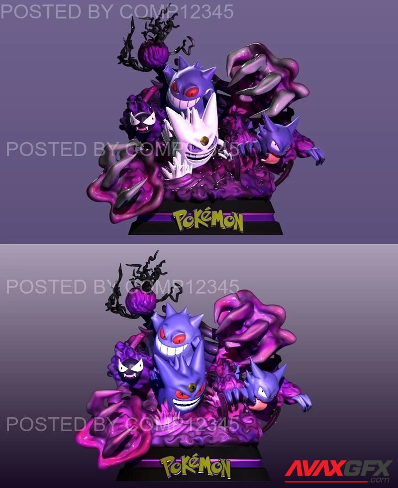 Gengar Family Evolution