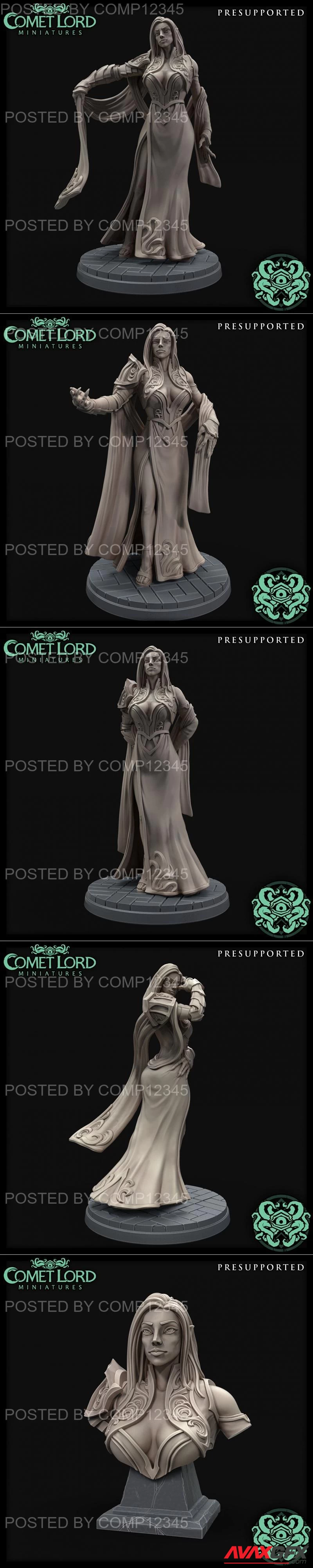 Comet Lord Miniatures - Ysabelle Vampire Lady