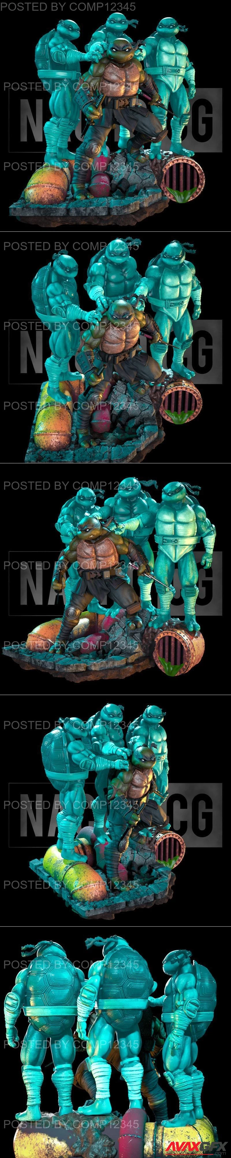 Fan art of TMNT Last Ronin - Diorama