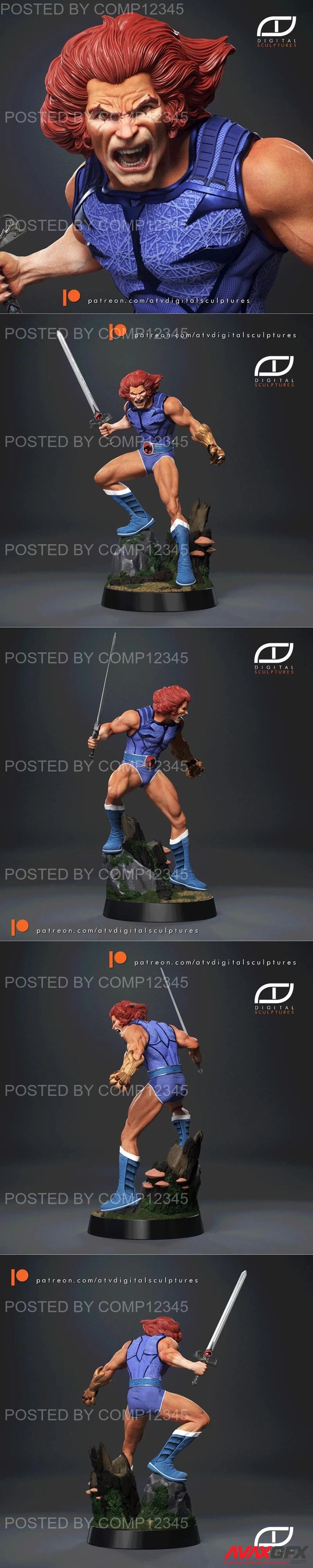 ATV Digital Sculptures - Lion-O