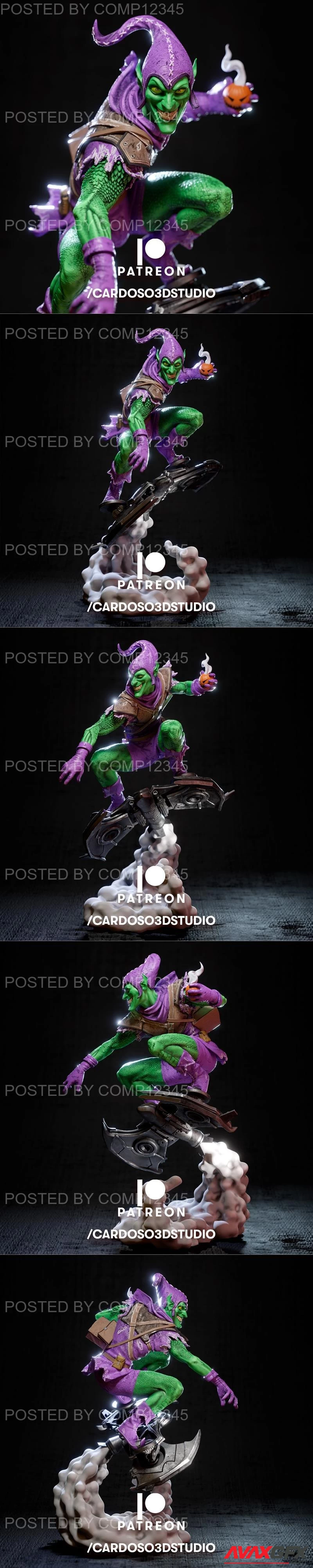 Cardoso 3d Studio - Green Goblin Statue